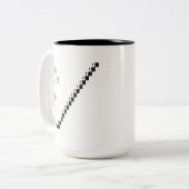 2026 Small Steps My Year Zweifarbige Tasse (Vorderseite Links)