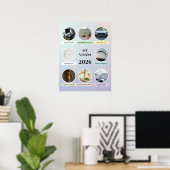 2026 Soft Gradient Circle Proper Vision Poster (Heimbüro)