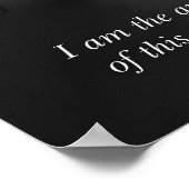 2026 Solo Museum Moment Print Poster (Ecke)