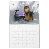 2026 Somali Cat Calendar Featuring Summer Samba Kalender (Jan 2027)