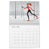 2026 Sport Fitness Young Woman Girl Colorful Kalender (Jan 2026)