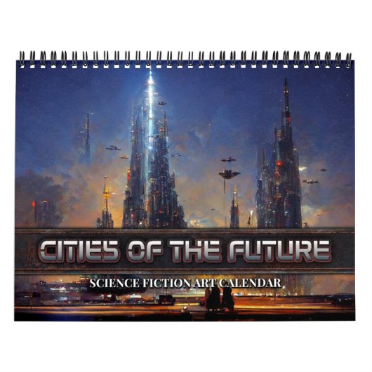 2026 Städte der nächsten 3 Science Fiction Kalender (Titelbild)