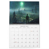 2026 Städte der Zukunft 4 Science Fiction Kalender (Jan 2027)