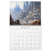 2026 Städte der Zukunft 5 Science Fiction Kalender (Jan 2026)