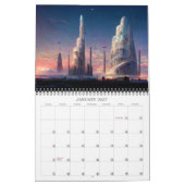 2026 Städte des Terminkalenders "Künftige Science  Kalender (Jan 2027)