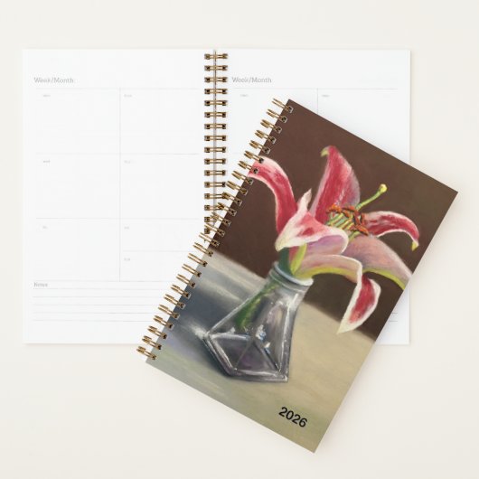 2026 Stargazer Lily Planner Planer (Anzeige)