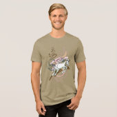 2026 Sternzeichen Pferd Tri-Blend Shirt (Vorderseite voll)