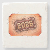 2026 STONE COASTER STEINUNTERSETZER (Vorderseite)