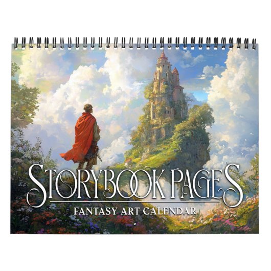 2026 Storybook Seiten Fantasy Art Kalender (Titelbild)