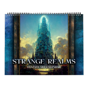 2026 Strange Realms 2 Fantasy Art Calendar Kalender