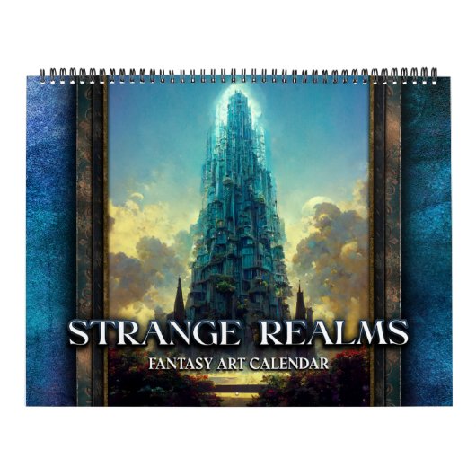 2026 Strange Realms 2 Fantasy Art Calendar Kalender (Titelbild)