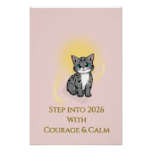 2026 Sunrise Inspiration Glossy Poster (Vorderseite)