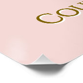 2026 Sunrise Inspiration Glossy Poster (Ecke)