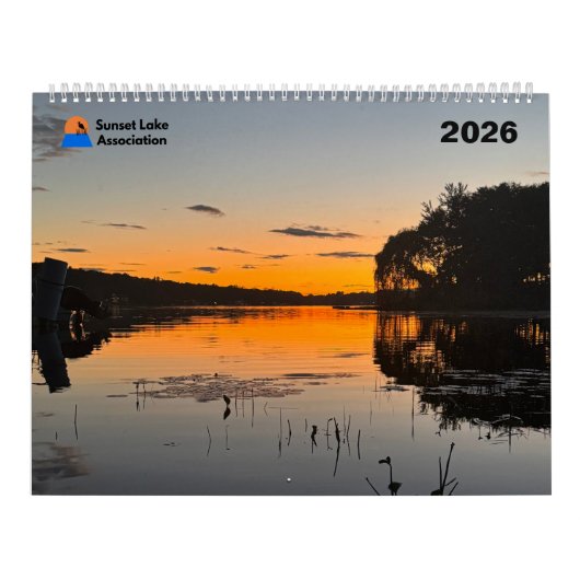 2026 Sunset Lake Kalender (Titelbild)