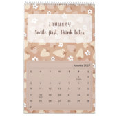 2026 Süßes Zitat-Kalender Kalender (Jan 2027)