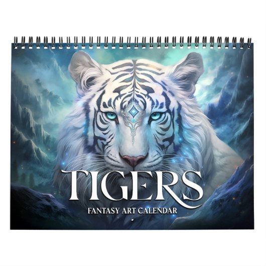 2026 Tigers Fantasy Art Kalender (Titelbild)