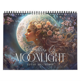 2026 Töchter der Moonlight Fantasy Art Kalender
