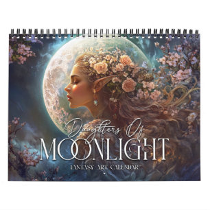 2026 Töchter der Moonlight Fantasy Art Kalender