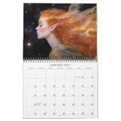 2026 Töchter von Starlight Fantasy Art Kalender (Jan 2027)