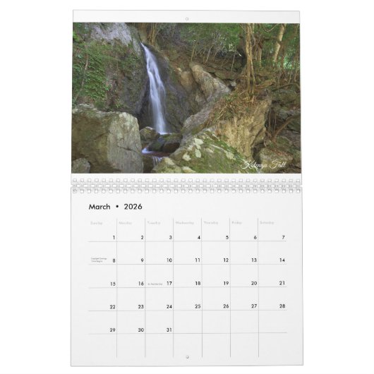 2026 Tokyo Natural Scenery Photo Calendar – Mounta Kalender (Mär 2026)