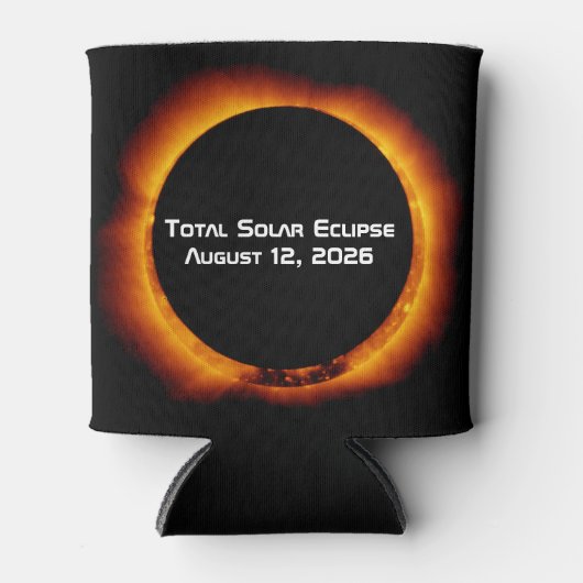 2026 Total Solar Eclipse Dosenkühler (Vorderseite)