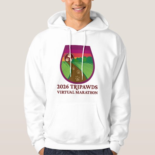 2026 Tripawds Marathon Performance Hoodie (Vorderseite)