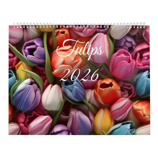 2026 Tulips Wall Calendar Kalender (Titelbild)