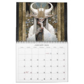 2026 Uncanny Gods Dark Fantasy Horror Art Calendar Kalender (Jan 2026)