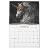 2026 Unicorns 2 Fantasy Art Calendar Kalender (Feb 2027)