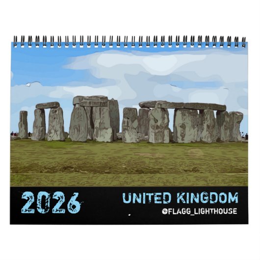 2026 UNITED KINGDOM CALENDAR KALENDER (Titelbild)
