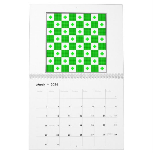 2026 UNIVERSELLER AMERIKANISCHER KALENDER (Mär 2026)