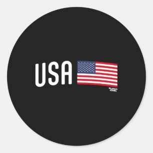 2026 USA Fussball Fan Weltmeisterschaft _1 Runder Aufkleber