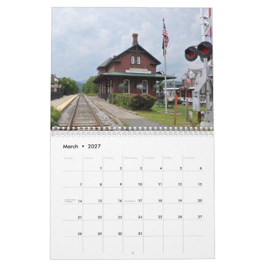 2026 Vermont - Kalender (Mär 2027)