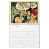 2026 Vintage Comic Art Wall Calendar Kalender (Mär 2027)