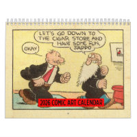 2026 Vintage Comic Art Wandkalender