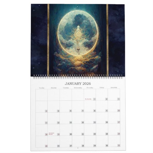 2026 Visionäre Dimensionen 2 Surreal Art Calendar Kalender (Jan 2026)