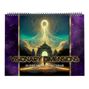 2026 Visionäre Dimensionen 2 Surreal Art Calendar Kalender