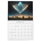 2026 Visionäre Dimensionen 3 Surreale Landschaften Kalender (Feb 2027)