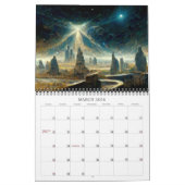 2026 Visionäre Dimensionen 3 Surreale Landschaften Kalender (Mär 2026)