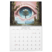 2026 Visionäre Dimensionen 5 Surreale Landschaften Kalender (Jan 2027)