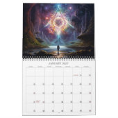 2026 Visionäre Dimensionen 7 Surreale Art Kalender (Jan 2027)