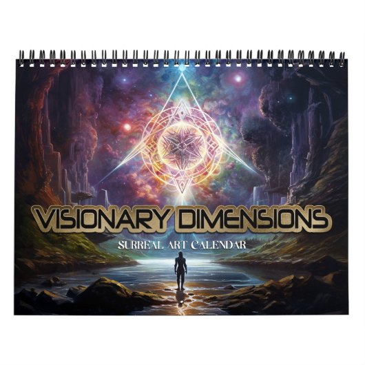 2026 Visionäre Dimensionen 7 Surreale Art Kalender (Titelbild)