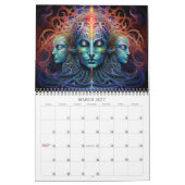 2026 Visionäre Dimensionen 7 Surreale Art Kalender (Mär 2027)
