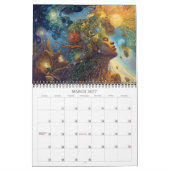 2026 Visionäre Dimensionen 8 surreale Kunst Kalender (Mär 2027)