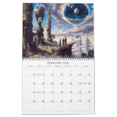 2026 Visionäre Dimensionen 8 surreale Kunst Kalender (Feb 2026)