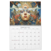 2026 Visionäre Dimensionen 9 surreale Kunst Kalender (Feb 2027)