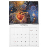 2026 Visionäre Dimensionen 9 surreale Kunst Kalender (Jan 2027)