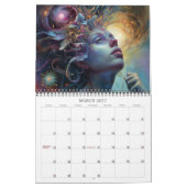 2026 Visionäre Dimensionen 9 surreale Kunst Kalender (Mär 2027)