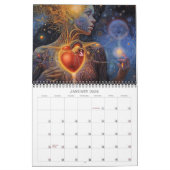 2026 Visionäre Dimensionen 9 surreale Kunst Kalender (Jan 2026)