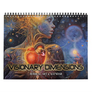 2026 Visionäre Dimensionen 9 surreale Kunst Kalender